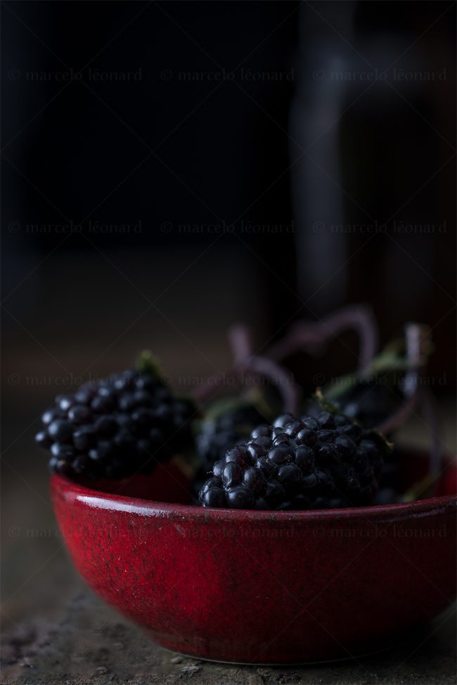f30 naturaleza muerta bodegon still life studio lighting tabletop food photography blackberry bowl marcelo leonard
