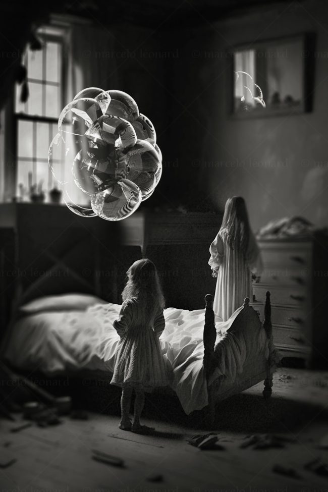 b11, bedroom, window, decay, bed, ruins, nightmare, dark mood, oneiric, dreamlike, marcelo leonard