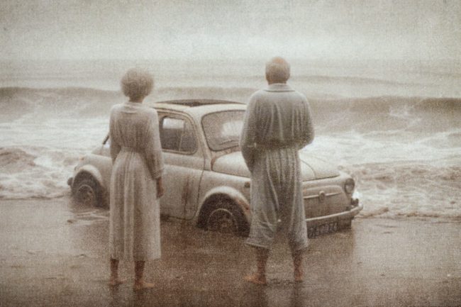 ag 05 aging decay eldery blurred conceptual beach waves car mindfulness marcelo leonard