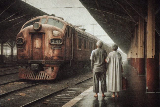 ag 08 aging decay eldery blurred conceptual railstation train rusty mindfulness marcelo leonard