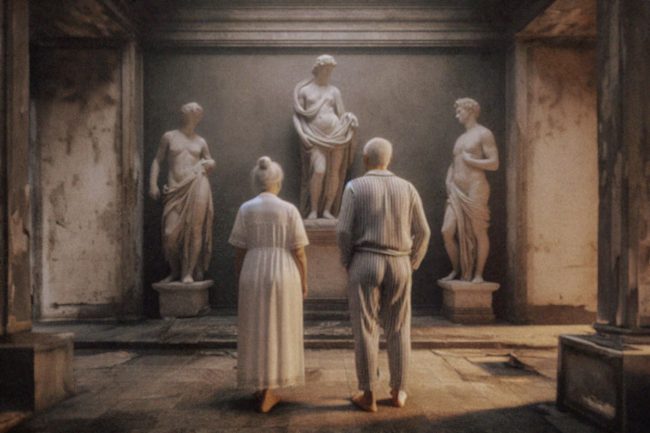 ag 14 aging decay eldery blurred conceptual museum marble statue mindfulness marcelo leonard