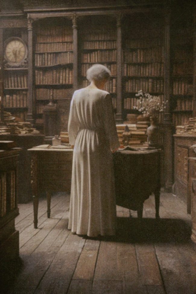 ag 19 aging decay eldery blurred conceptual books victorian library mindfulness marcelo leonard