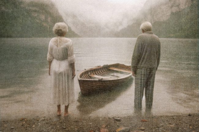 ag 22 aging decay eldery blurred conceptual lake boat shore mountains mindfulness marcelo leonard