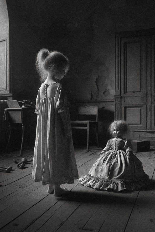 wr 03 decay ruins room girl victorian doll cupboard marcelo leonard