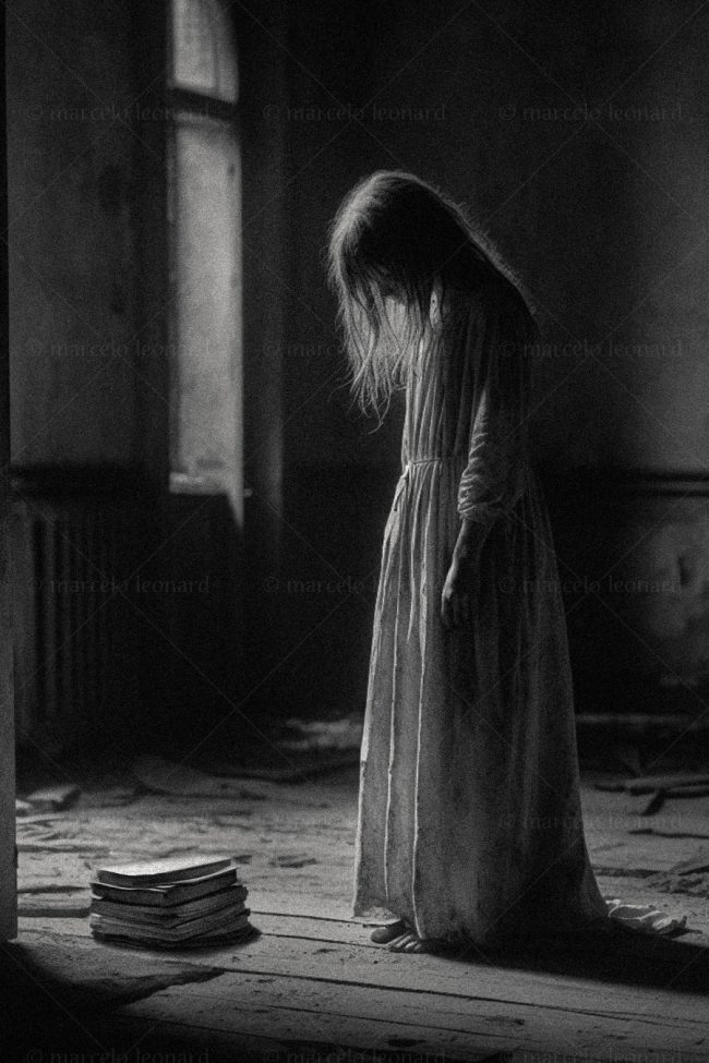 wr 09 room decay ruined girl nightgown book marcelo leonard