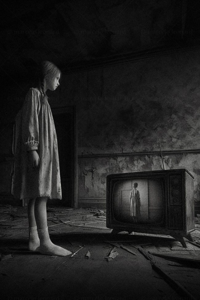 wr 10 girl television set room decay ruins marcelo leonard