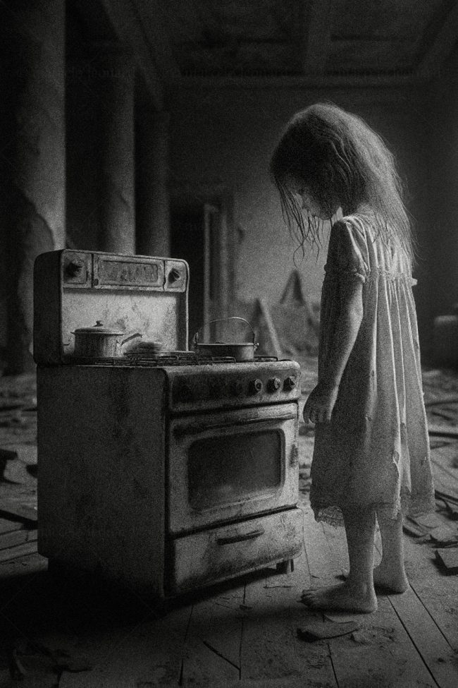 wr 16 girl toy kitchen abandoned decay room marcelo leonard