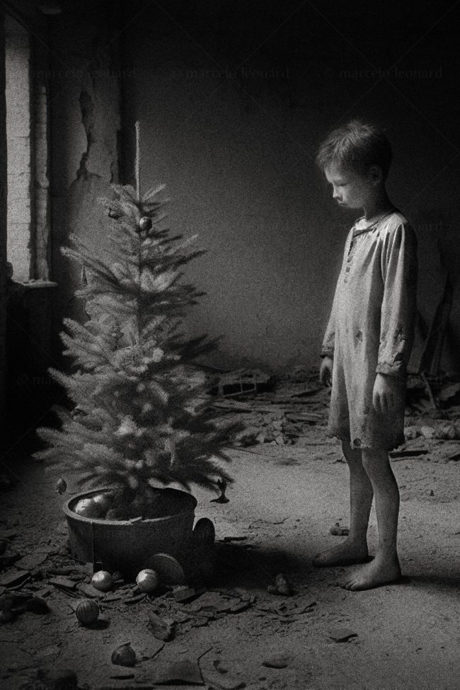 wr 18 boy abandoned room decay christmas tree nightgown marcelo leonard