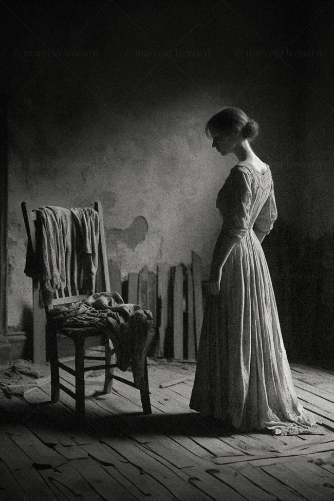 wr 21 abandoned decay room tattered clothes nightgown chair marcelo leonard