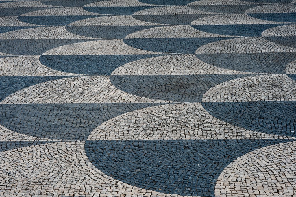 pavement geometric pattern marcelo leonard