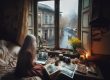 bedroom decay bouquer candle flower laptop pictures elder curtains marcelo leonard