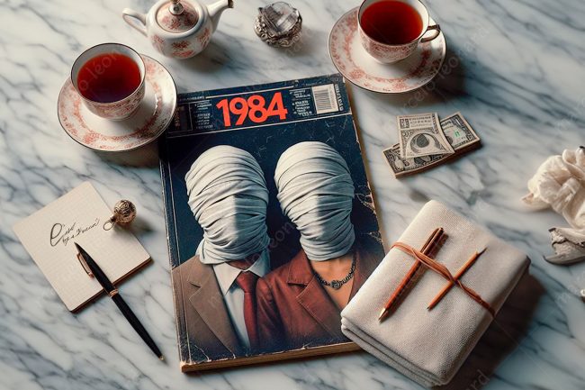 marble table magazine money tea teapot cup notebook marcelo leonard