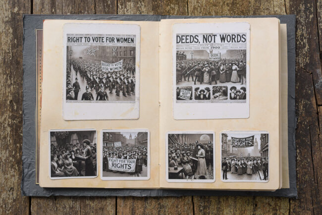 08 asylum srapbook mixed media decay old photograph marcelo leonard