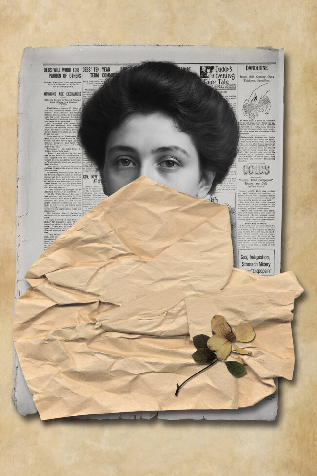 11 collage, digital collage, victorian, vintage, woman, flower, marceloleonard