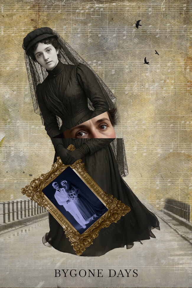 14 collage, digital collage, victorian, vintage, woman, frame, marceloleonard