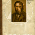 book 01 collague, digital, vintage, victorian, monkey, old paper, old book