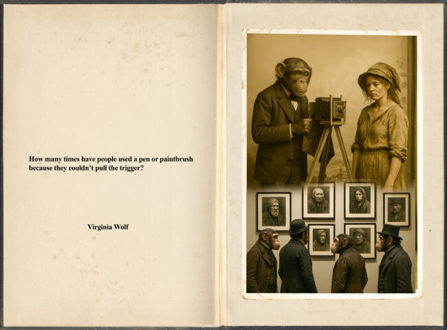 book 23 collague, digital, vintage, victorian, monkey, old paper, old book, museum, photographer