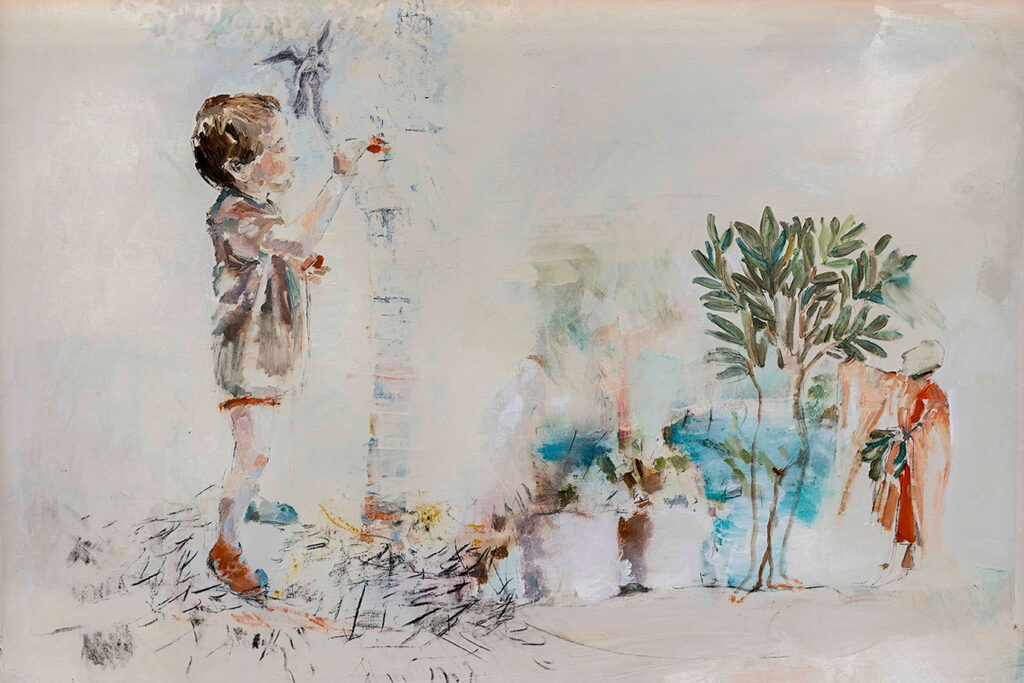 11 gloria loizaga, symbolism, spiritual, painting, minimalism, fine art, interview, mixed media, marceloleonard