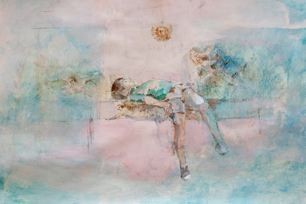17 gloria loizaga, symbolism, spiritual, painting, minimalism, fine art, interview, mixed media, marceloleonard